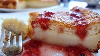 طرز تهیه کیک جادویی کاسترد(چندلایه)