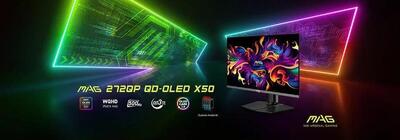 MSI با مانیتورهای QD‑OLED ۵۰۰ هرتزی خود، استاندارد تازه‌ای برای گیمرهای حرفه‌ای گذاشت