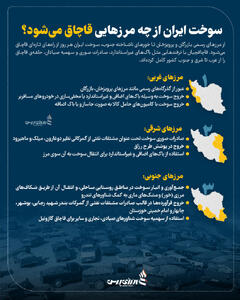 سوخت ایران از چه مرزهایی قاچاق می‌شود؟ +اینفوگرافیک