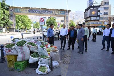 انتقال دستفروشان به جنوب میدان تجریش تهران