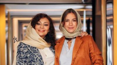 استایل و ژست یکتا ناصر و ستاره پسیانی در اکران فیلم کوکتل مولوتف در عمان