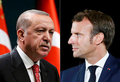 رفتار عجیب اردوغان با مکرون
