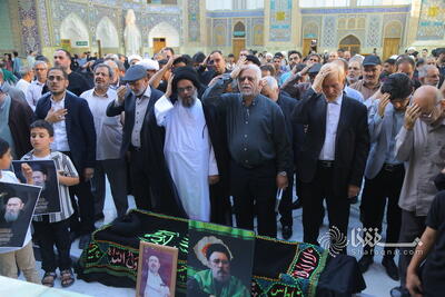 گزارش تصویری: مراسم تشییع آیت الله سید علی خراسانی در قم | شفقنا