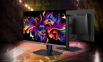MSI از مانیتورهای جدید 500 هرتزی QD-OLED رونمایی کرد؛ هوش مصنوعی در خدمت طول عمر پنل