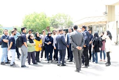 بازدید دانشجویان دانشگاه امیرکبیر از گروه پژوهش صنعت مدرن