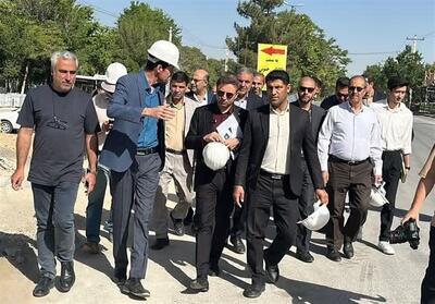 پیشرفت 60 درصدی تقاطع شهدای خدمت در شهرکرد - تسنیم