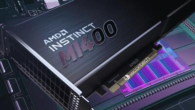 ورود پرقدرت AMD به معماری رک‌اسکیل با سری Instinct MI400