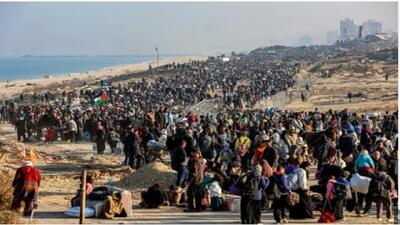 بیش از ۳۰۰ هزار فلسطینی از شمال غزه آواره شده‌اند