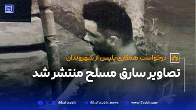 تصاویر سارق مسلح منتشر شد