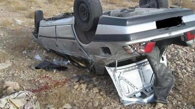 ۲ کشته بر اثر واژگونی سواری پژو ۴۰۵ در قاین
