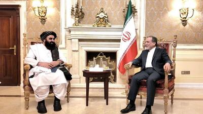 سرپرست وزارت خارجه افغانستان با عراقچی دیدار کرد