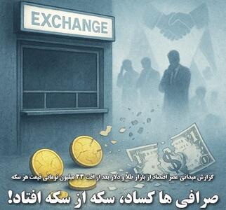 صرافی ها کساد، سکه از سکه افتاد!