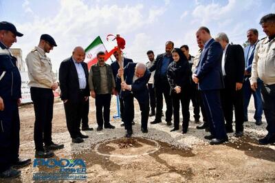 آغاز عملیات احداث نیروگاه ۷ مگاواتی شرکت دانش‌بنیان پویا نیرو با حضور وزیر نیرو