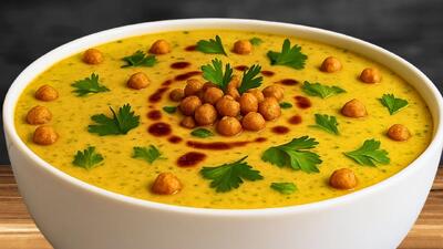 این سوپ نخود یک چربی سوز قوی است چربی شکم به همین راحتی آب میشه!