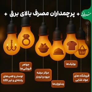 اینفوگرافی/ پرمصرف‌ترین مکان‌ها در مصرف برق کدامند؟ | اقتصاد24
