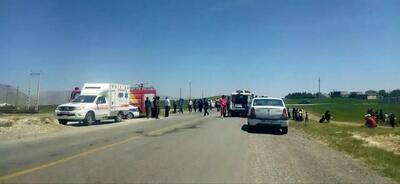 2 فوتی در حادثه رانندگی در جاده نورآباد - کرمانشاه