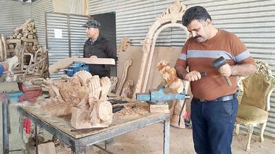نخستین سرای نوآوری مبل و منبت کشور در ملایر راه‌اندازی شد