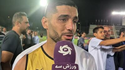 اشک‌های مهدی شریفی پس از صعود پیکان به لیگ برتر - پارس فوتبال