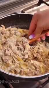 ساندویچ قارچ و کالباس + فیلم