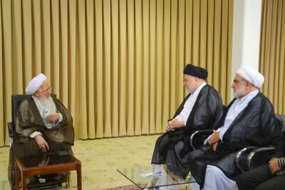 دیدار حجت الاسلام والمسلمین شهرستانی با حضرت آیت الله جوادی آملی + تصاویر | شفقنا