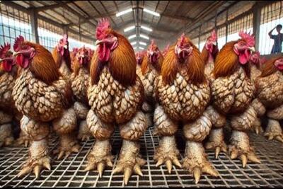 کارخانه حیوانات / ذبح با دستگاه مدرن و ناروای مرغ برای طبقه مرفه جامعه