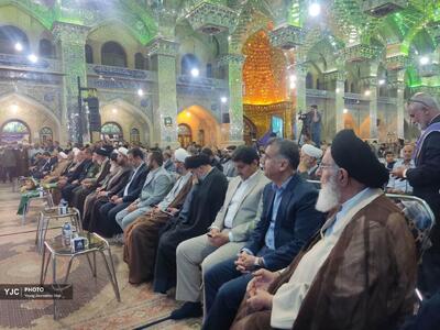 جشنواره  ملی آستانه خورشید در حرم حضرت سید علاءالدین حسین (ع) + فیلم