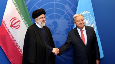 ماجرای عذرخواهی دبیرکل سازمان ملل از شهید رئیسی + فیلم
