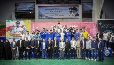 پایان رقابت‌های ووشو قهرمانی کشور با قهرمانی زنجان
