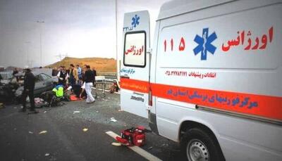 تعداد فوتی‌های واژگونی اتوبوس در آزادراه کرج - تهران به ۲ نفر رسید