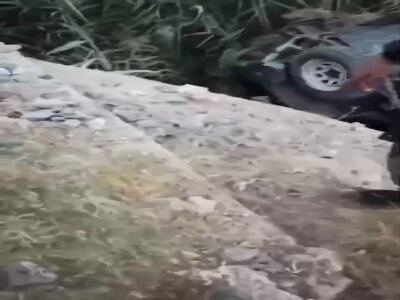 تصادف قطار با جیپ در مهاباد