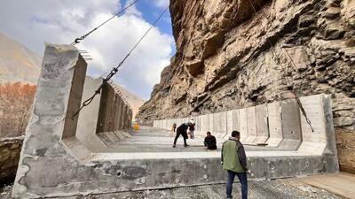 نصب گالری در کندوان به پایان رسید