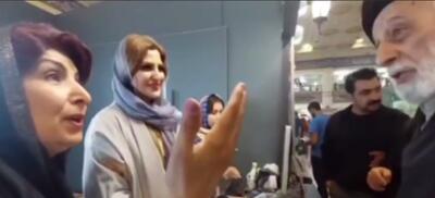 واکنش خانم غرفه‌دار به مواجهه با برادر رهبر انقلاب در نمایشگاه کتاب