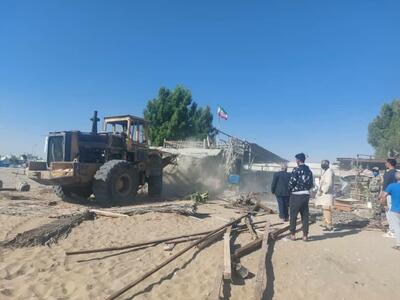 ساخت و سازهای غیر مجاز در اراضی کشاورزی پردیس تخریب شد
