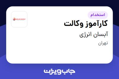 استخدام کارآموز وکالت - خانم در آبسان انرژی