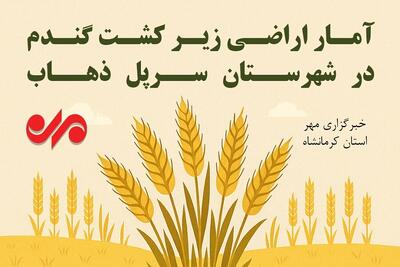 اینفوگرافیک| پیش‌بینی برداشت بیش از ۱۰۰هزار تن گندم از مزارع سرپل‌ذهاب