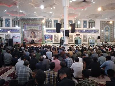 مراسم نخستین سالگرد عروج شهدای خدمت در تربت جام 
