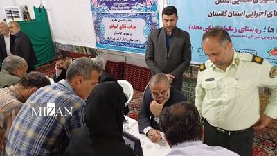 مسئولان قضایی دادگستری گلستان به مشکلات اهالی روستای زنگیان در گرگان رسیدگی کردند