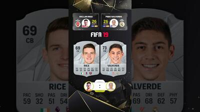 مقایسه ریتینگ دکلان رایس و فدریکو والورده از FIFA ۱۸ تا EA FC ۲۵ - پارس فوتبال
