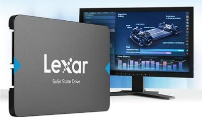 SSD لکسار NS100 با گارانتی سله سرویس؛ انتخاب اقتصادی برای ارتقای سرعت کامپیوتر و لپ‌تاپ شما