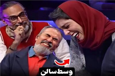 سکانس خندان؛ محسن شریفیان تیربار سوتیاشو گرفته رو الیکا عبدالرزاقی ول کن نی همه غشیدن