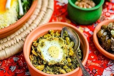 خوراک گیلانی اصیل با باقالی تازه؛ خشکاویج را این‌طوری درست کنید
