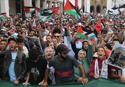 مغربی‌ها سکوت کشورهای عربی در قبال غزه را محکوم کردند - تسنیم