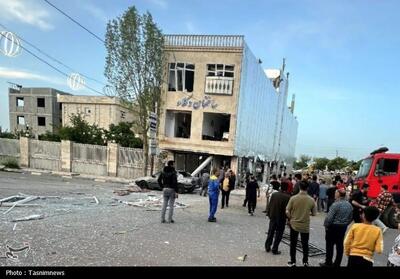 انفجار ساختمان وکلای شهر قیدار + تصاویر - تسنیم