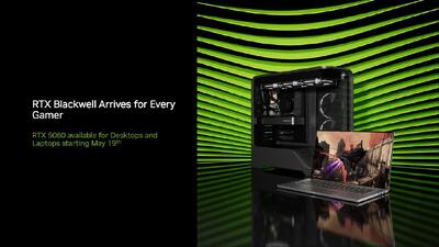 انویدیا کارت گرافیک GeForce RTX 5060 را با ۸ گیگابایت حافظه ویدئویی معرفی کرد