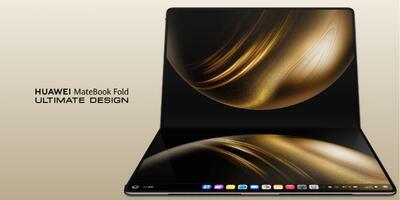 MateBook Fold Ultimate Design، نخستین لپ‌تاپ تاشو هواوی، معرفی شد