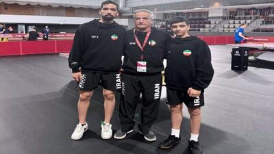 حذف تیم دوبل تنیس‌روی میز ایران از قهرمانی جهان توسط تیم اول رنکینگ دنیا