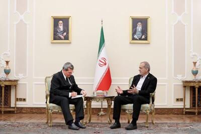 پزشکیان: تقویت همکاری‌های ایران و ترکمنستان، تضمین‌کننده رفاه و امنیت دو ملت است