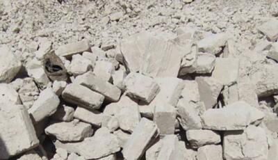 طوفان و ریزش آوار در نیمروز جان یک نفر را گرفت