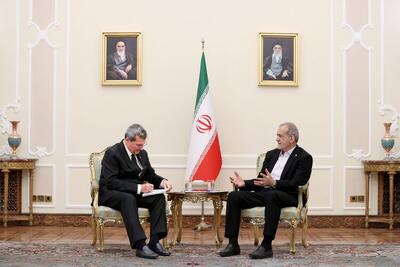 پزشکیان: تقویت همکاری‌های ایران و ترکمنستان، تضمین‌کننده رفاه و امنیت دو ملت است