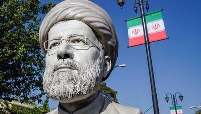 سردیس شهید رئیسی در میدان پاستور تهران رونمایی شد